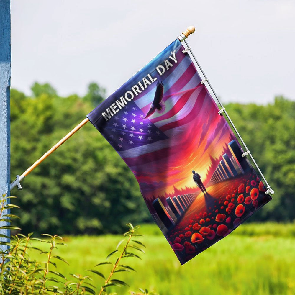 US Veteran Flag, Memorial Day Thank You Veterans Flag, Veteran Garden Flags