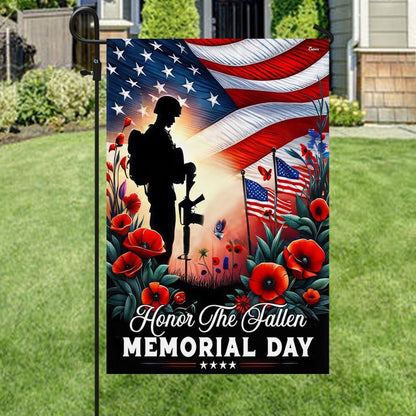 US Veteran Flag, Memorial Day Us Veteran Honor The Fallen Flag, Veteran Garden Flags