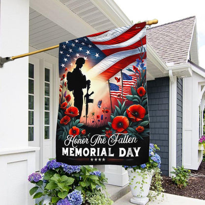 US Veteran Flag, Memorial Day Us Veteran Honor The Fallen Flag, Veteran Garden Flags
