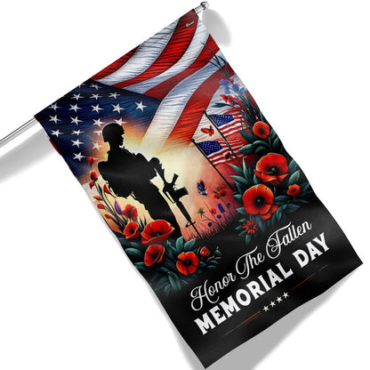 US Veteran Flag, Memorial Day Us Veteran Honor The Fallen Flag, Veteran Garden Flags