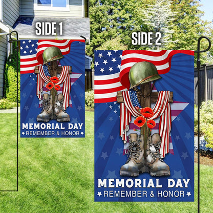 US Veteran Flag, Memorial Day Veteran Remember And Honor Flag, Veteran Garden Flags