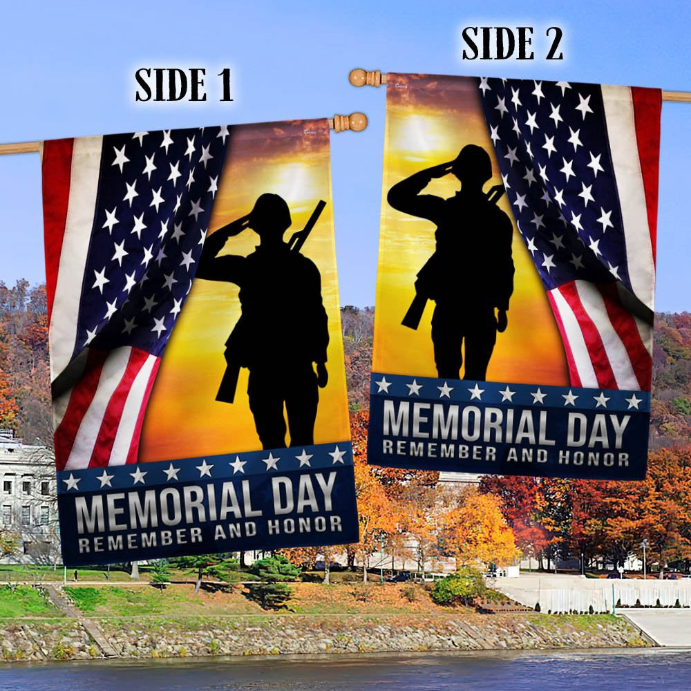 US Veteran Flag, Memorial Day Veteran Remember And Honor Flags, Veteran Garden Flags