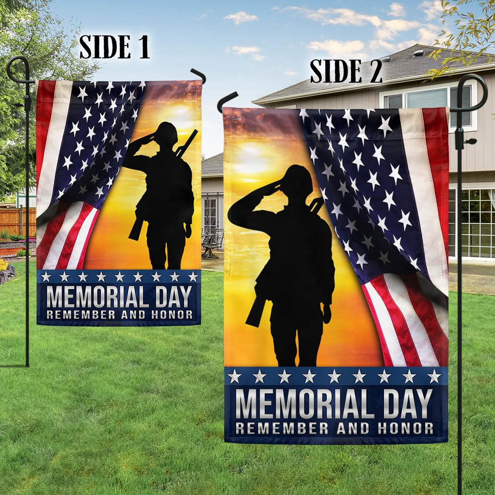 US Veteran Flag, Memorial Day Veteran Remember And Honor Flags, Veteran Garden Flags