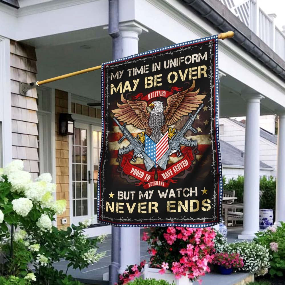 US Veteran Flag, Military Veteran - Proud To Have Served Flag, Veteran Garden Flags