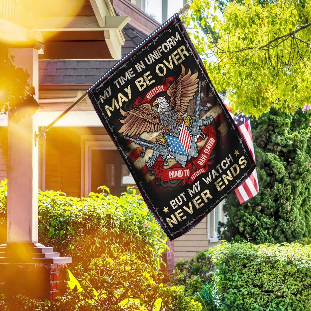 US Veteran Flag, Military Veteran - Proud To Have Served Flag, Veteran Garden Flags