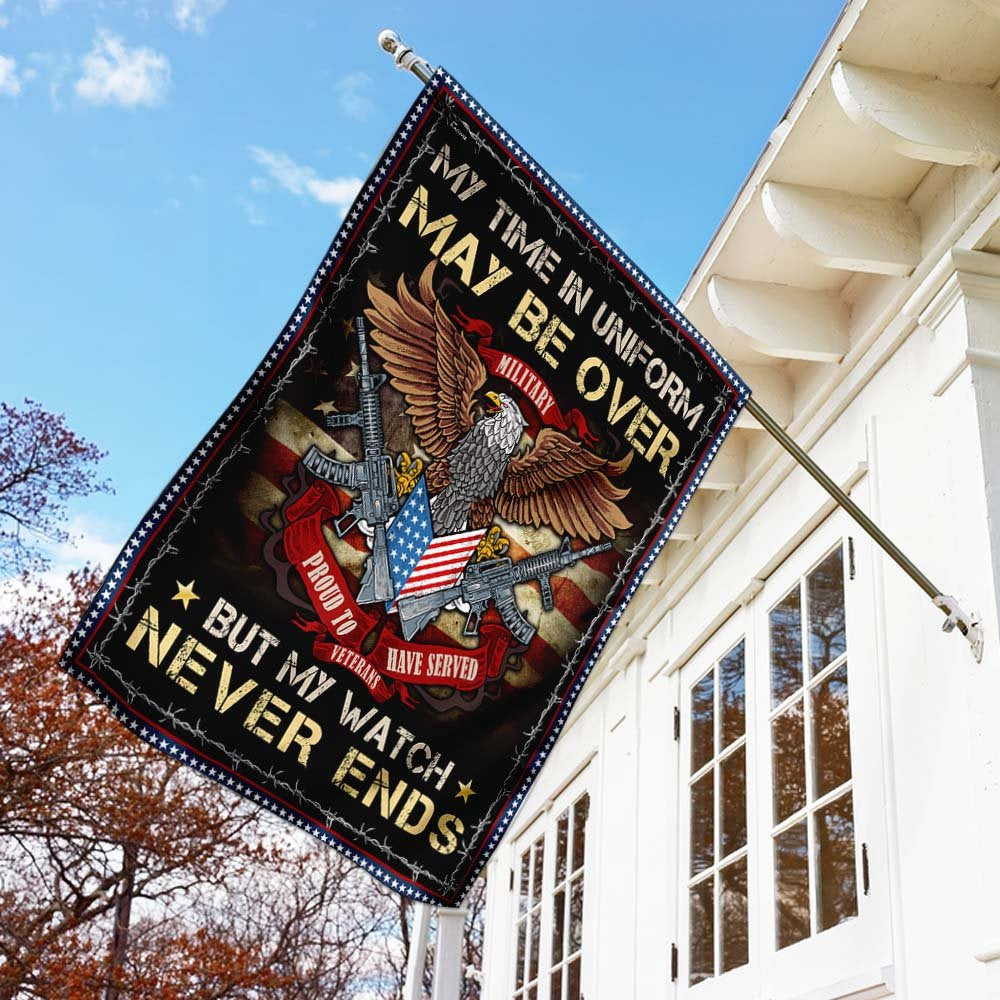 US Veteran Flag, Military Veteran - Proud To Have Served Flag, Veteran Garden Flags