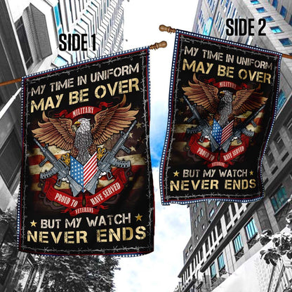 US Veteran Flag, Military Veteran - Proud To Have Served Flag, Veteran Garden Flags