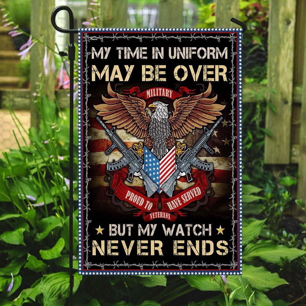 US Veteran Flag, Military Veteran - Proud To Have Served Flag, Veteran Garden Flags