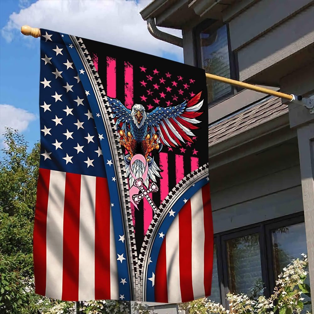 US Veteran Flag, Premium Cancer American Flag, Veteran Garden Flags