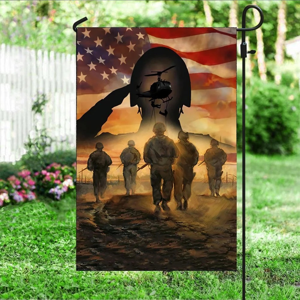 US Veteran Flag, Premium Veteran American Flag, Veteran Garden Flags