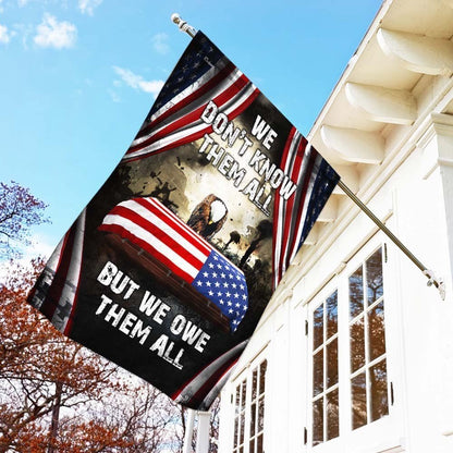 US Veteran Flag, Premium We Own Them All Veteran Flag, Veteran Garden Flags