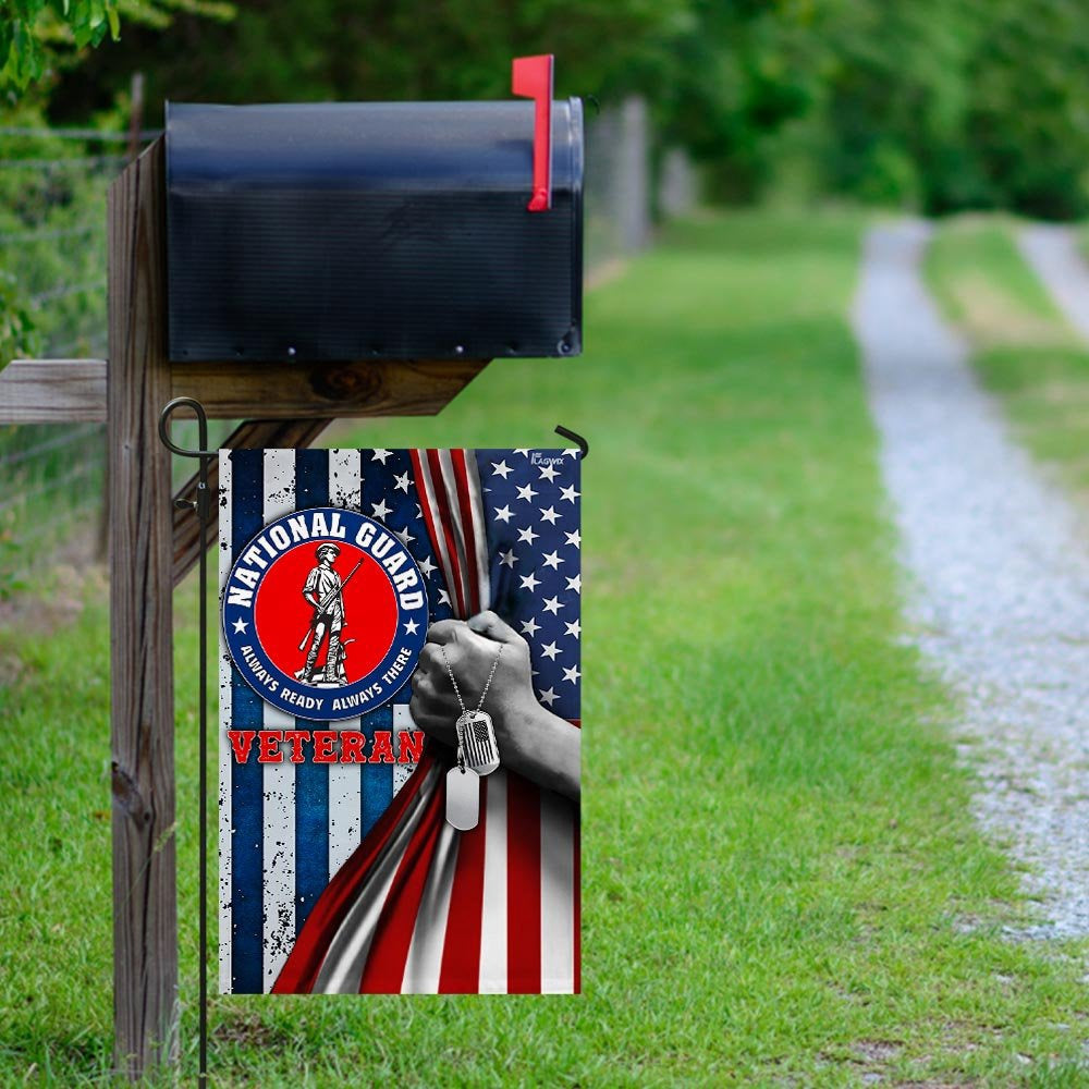 US Veteran Flag, Proud National Guard Flag, Veteran Garden Flags