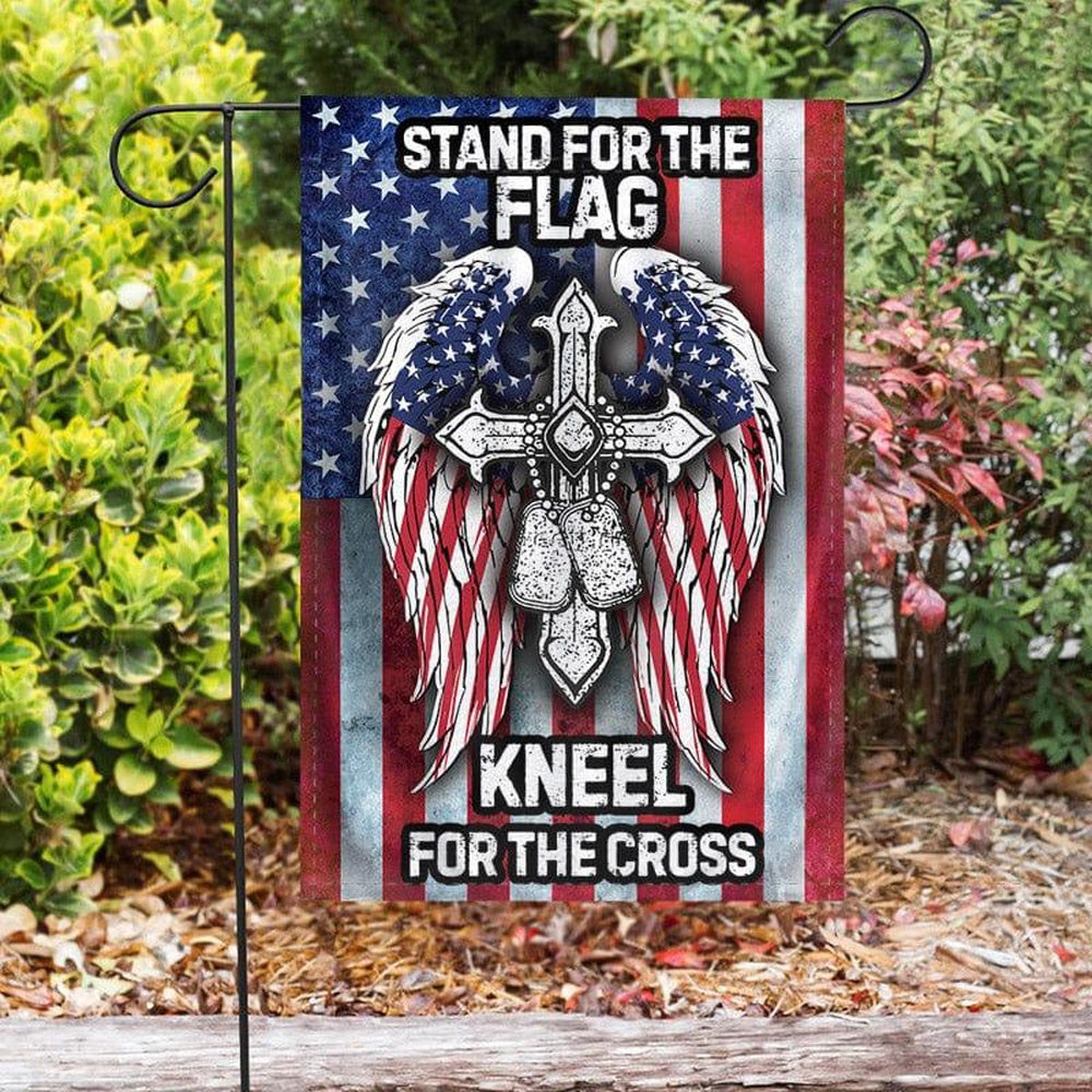 US Veteran Flag, Stand For The Falg Flag, Veteran Garden Flags
