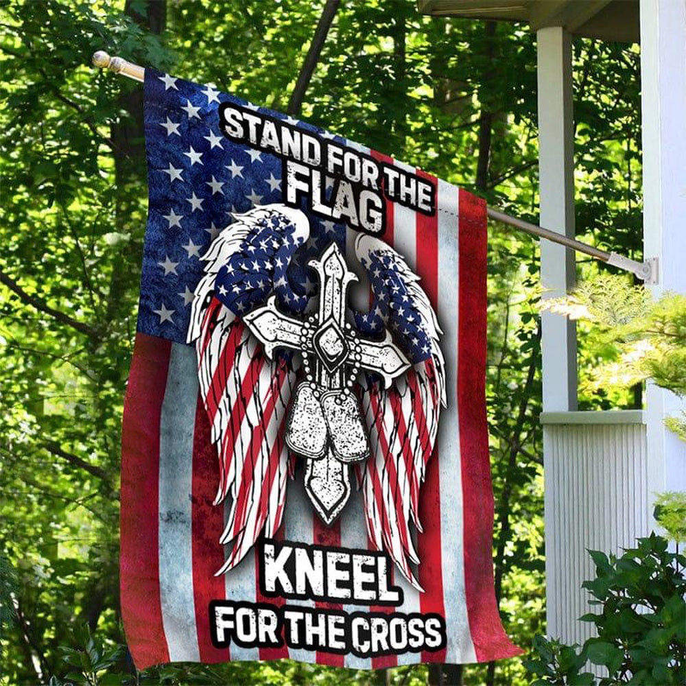 US Veteran Flag, Stand For The Falg Flag, Veteran Garden Flags