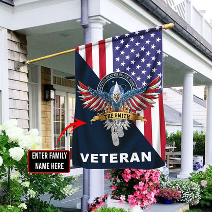 US Veteran Flag, U.S Space Force Flag, Veteran Garden Flags