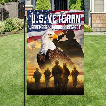 US Veteran Flag, Us Veteran American Memorial Flag, Veteran Garden Flags