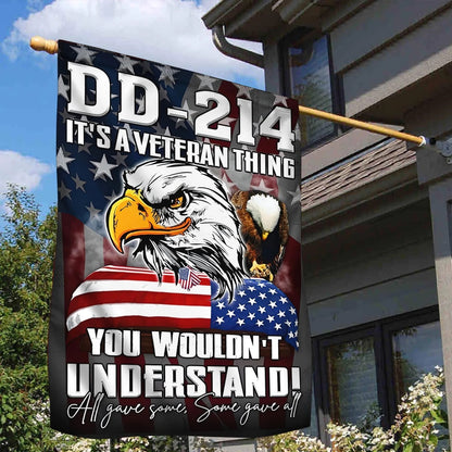 US Veteran Flag, Us Veteran Garden Dd - 214 It Is A Veteran Thing Flag Flag, Veteran Garden Flags
