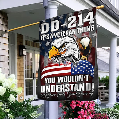 US Veteran Flag, Us Veteran Garden Dd - 214 It Is A Veteran Thing Flag Flag, Veteran Garden Flags