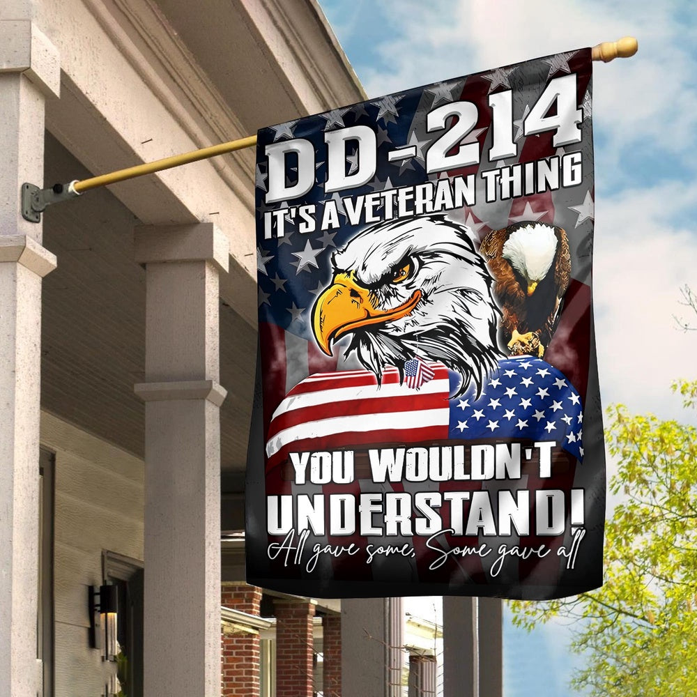 US Veteran Flag, Us Veteran Garden Dd - 214 It Is A Veteran Thing Flag Flag, Veteran Garden Flags