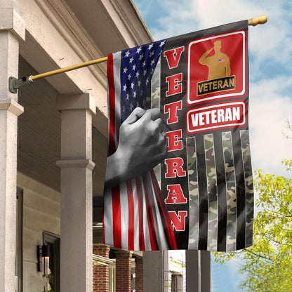US Veteran Flag, Us Veteran Garden Flags, Gift For Veterans Day, Veteran Garden Flags