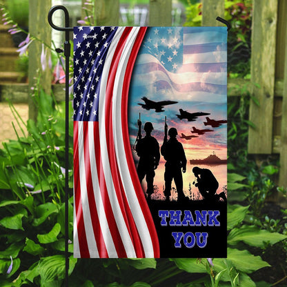 US Veteran Flag, Veteran - Thank You Flag, Veteran Garden Flags