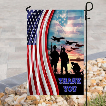 US Veteran Flag, Veteran - Thank You Flag, Veteran Garden Flags
