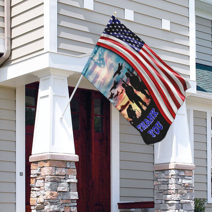 US Veteran Flag, Veteran - Thank You Flag, Veteran Garden Flags