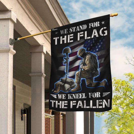 US Veteran Flag, Veteran - We Stand For The Flag Flag, Veteran Garden Flags