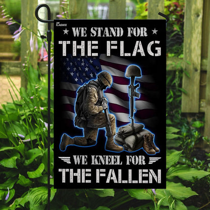 US Veteran Flag, Veteran - We Stand For The Flag Flag, Veteran Garden Flags