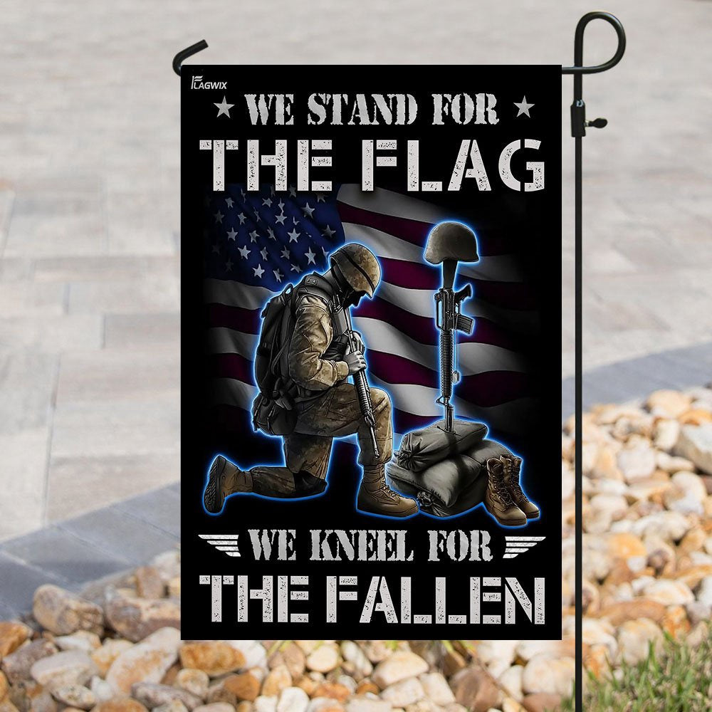 US Veteran Flag, Veteran - We Stand For The Flag Flag, Veteran Garden Flags