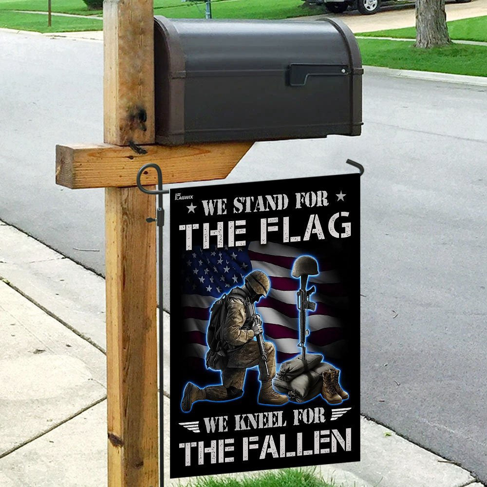 US Veteran Flag, Veteran - We Stand For The Flag Flag, Veteran Garden Flags
