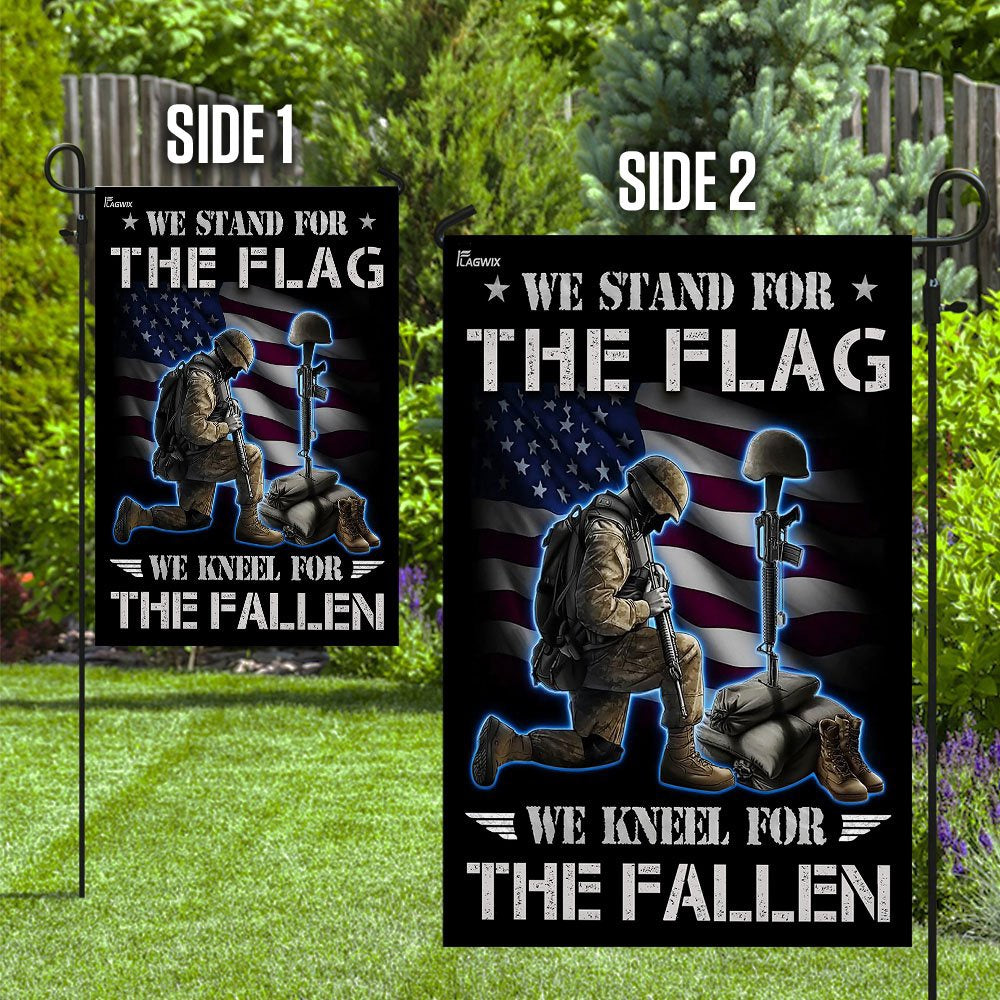 US Veteran Flag, Veteran - We Stand For The Flag Flag, Veteran Garden Flags
