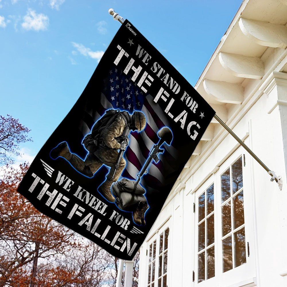US Veteran Flag, Veteran - We Stand For The Flag Flag, Veteran Garden Flags