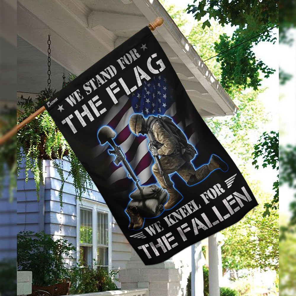 US Veteran Flag, Veteran - We Stand For The Flag Flag, Veteran Garden Flags