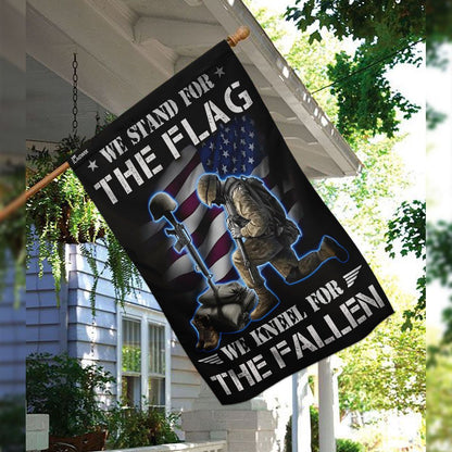 US Veteran Flag, Veteran - We Stand For The Flag Flag, Veteran Garden Flags