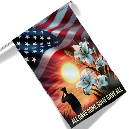 US Veteran Flag, Veteran All Gave Some Some Gave All Flag, Veteran Garden Flags