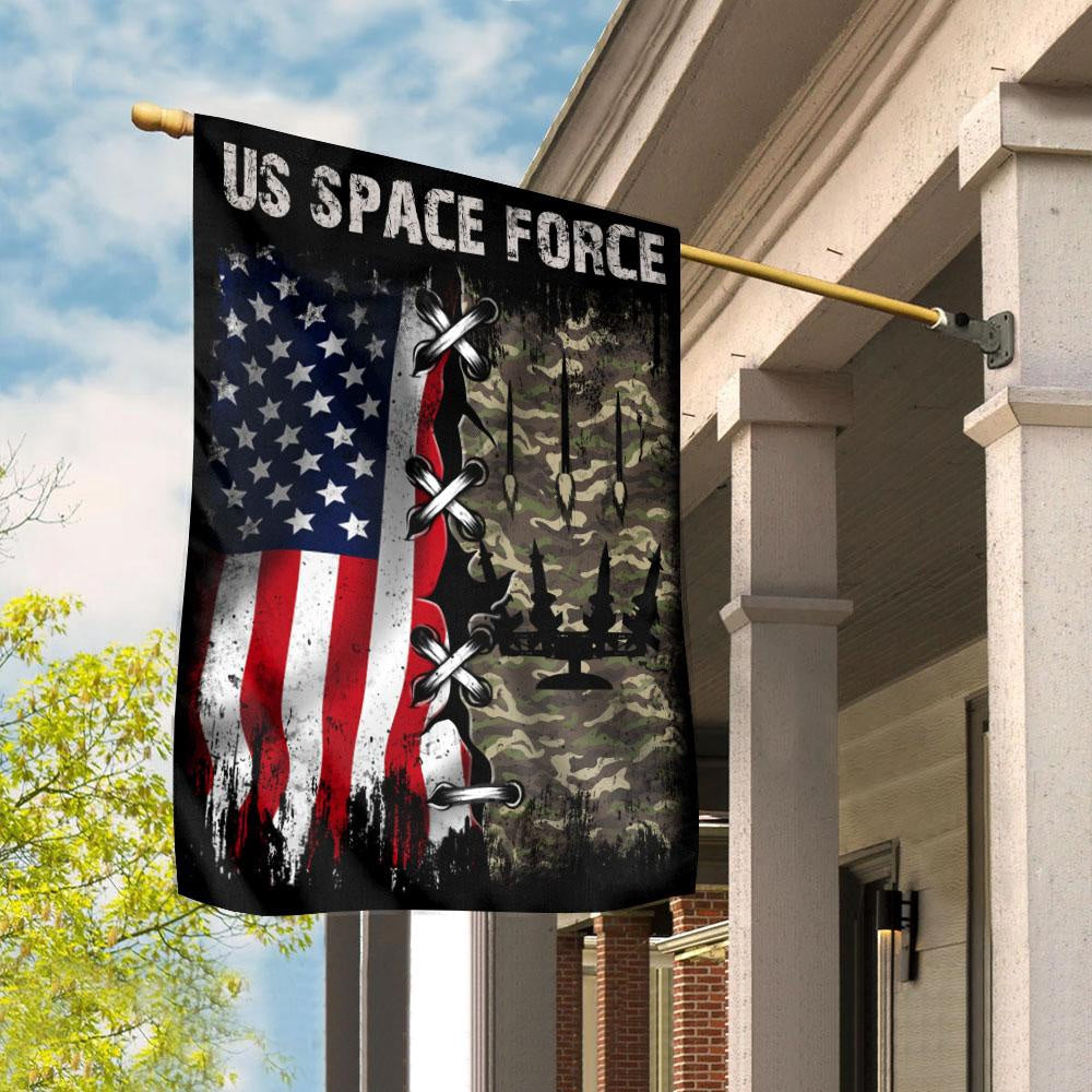 US Veteran Flag, Veteran Us Space Force American Flag Heavy Garden Flag, Veteran Garden Flags