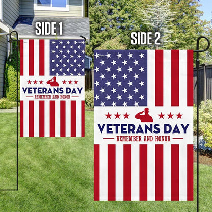 US Veteran Flag, Veterans Day Remember And Honor American Flag, Veteran Garden Flags