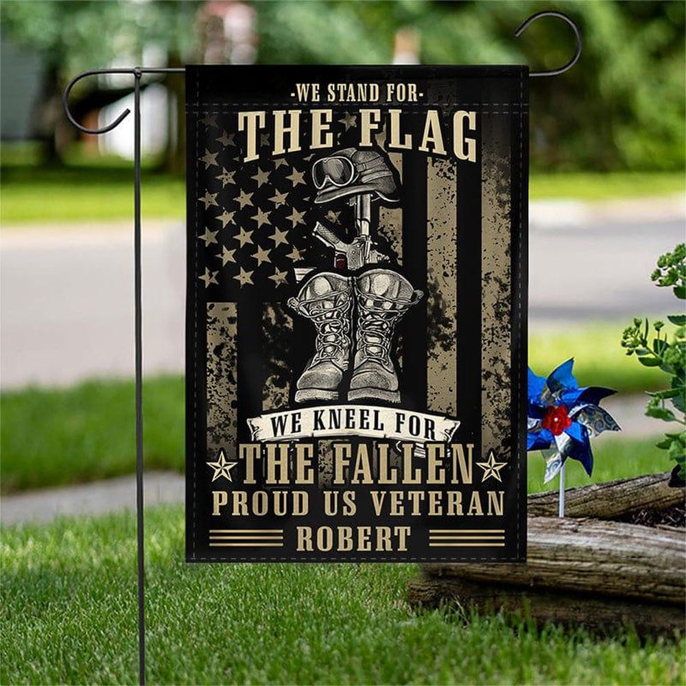 US Veteran Flag, We Are Proud Of You Flag, Veteran Garden Flags