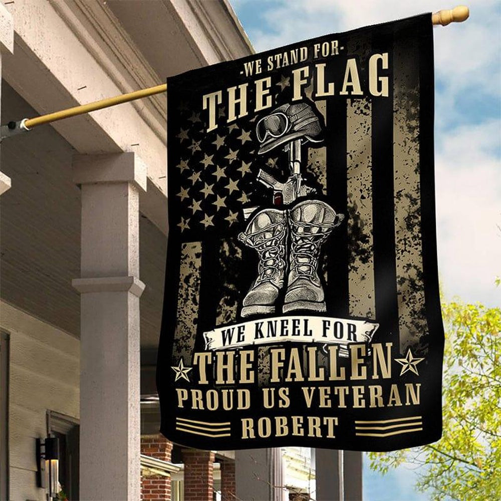 US Veteran Flag, We Are Proud Of You Flag, Veteran Garden Flags