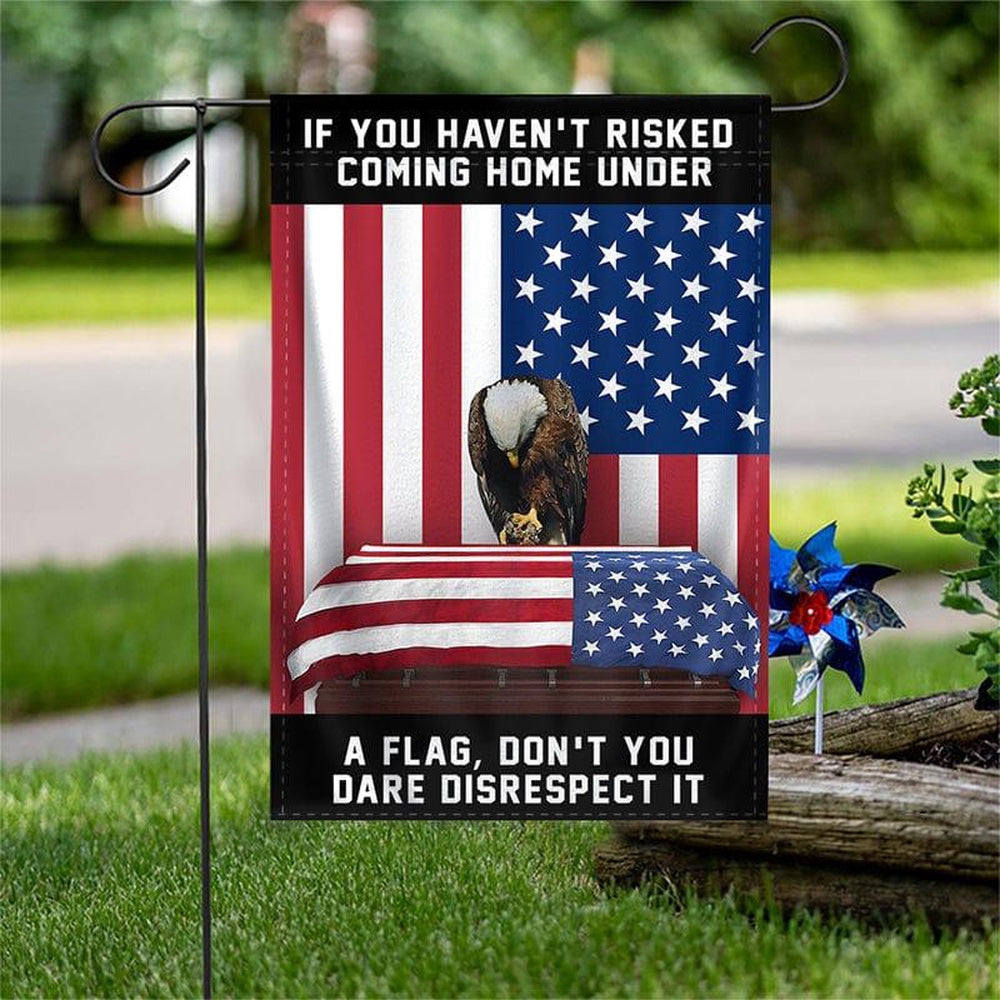 US Veteran Flag, You Should Respect It Flag, Veteran Garden Flags