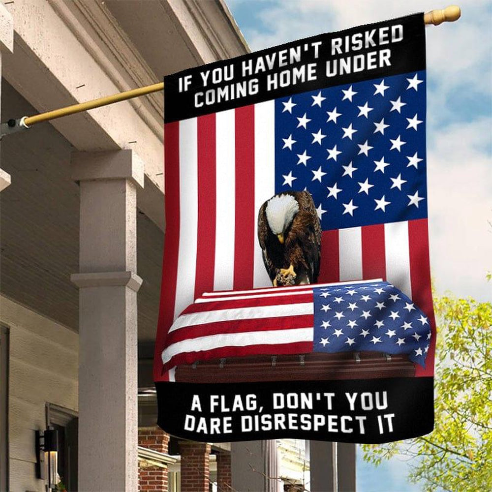 US Veteran Flag, You Should Respect It Flag, Veteran Garden Flags