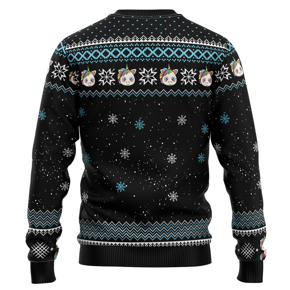 Unicorn Pew Pew Ugly Christmas Sweater