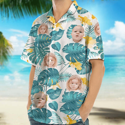 Upload Face Photo Hawaiian Shirt, Custom Hawaiian Shirts With Face