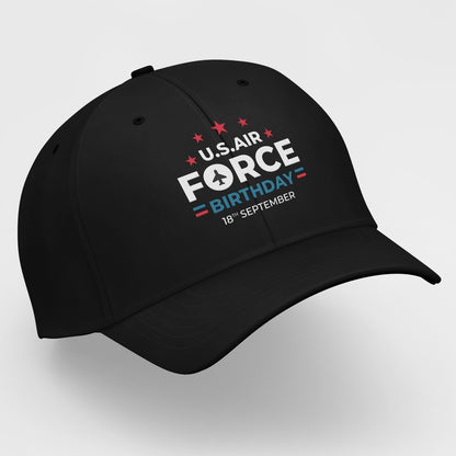 Us Air Force Cap, Customized 76Th US Air Force Birthday 18Th September Embroidered Cap, Embroidered Dad Hat