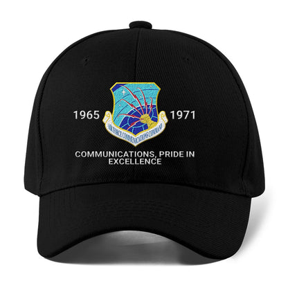 Us Air Force Cap, Customized Air Force Communications Command Embroidered Cap, Embroidered Dad Hat