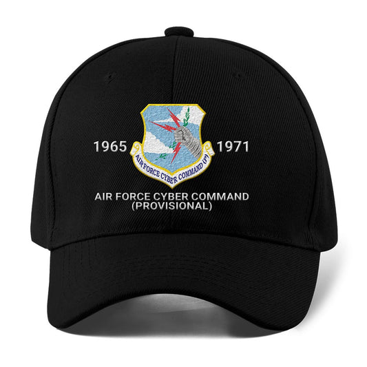 Us Air Force Cap, Customized Air Force Cyber Command Provisional Embroidered Cap, Embroidered Dad Hat