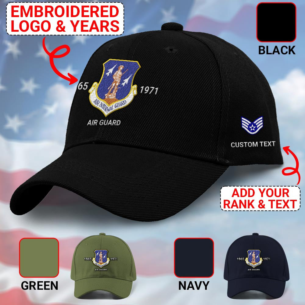 Us Air Force Cap, Customized Air National Guard Embroidered Cap, Embroidered Dad Hat