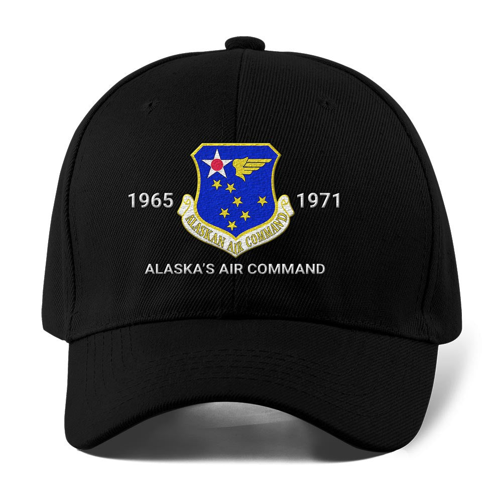 Us Air Force Cap, Customized Alaskan Air Command Embroidered Cap, Embroidered Dad Hat