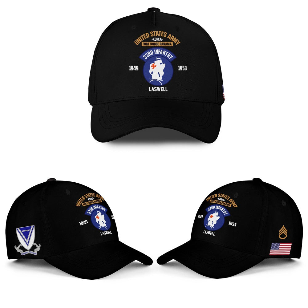 Us Air Force Cap, Customized Combo 24 Caps With The 33Rd Infantry Embroidered Cap, Embroidered Dad Hat